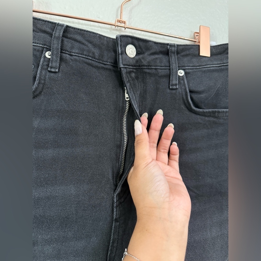 Free People We The Free Black Straight Leg Jeans - Picture 3 of 8